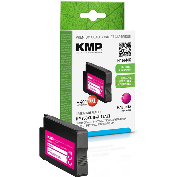 KMP HP 953XL magenta tintapatron 2000 oldal Hybrid-Chip