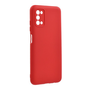 Samsung Galaxy A03S (Sm-A037F) силиконов протектор за телефон (мат, микрофибърна плюшена вътрешна част против надраскване, премиум) червен