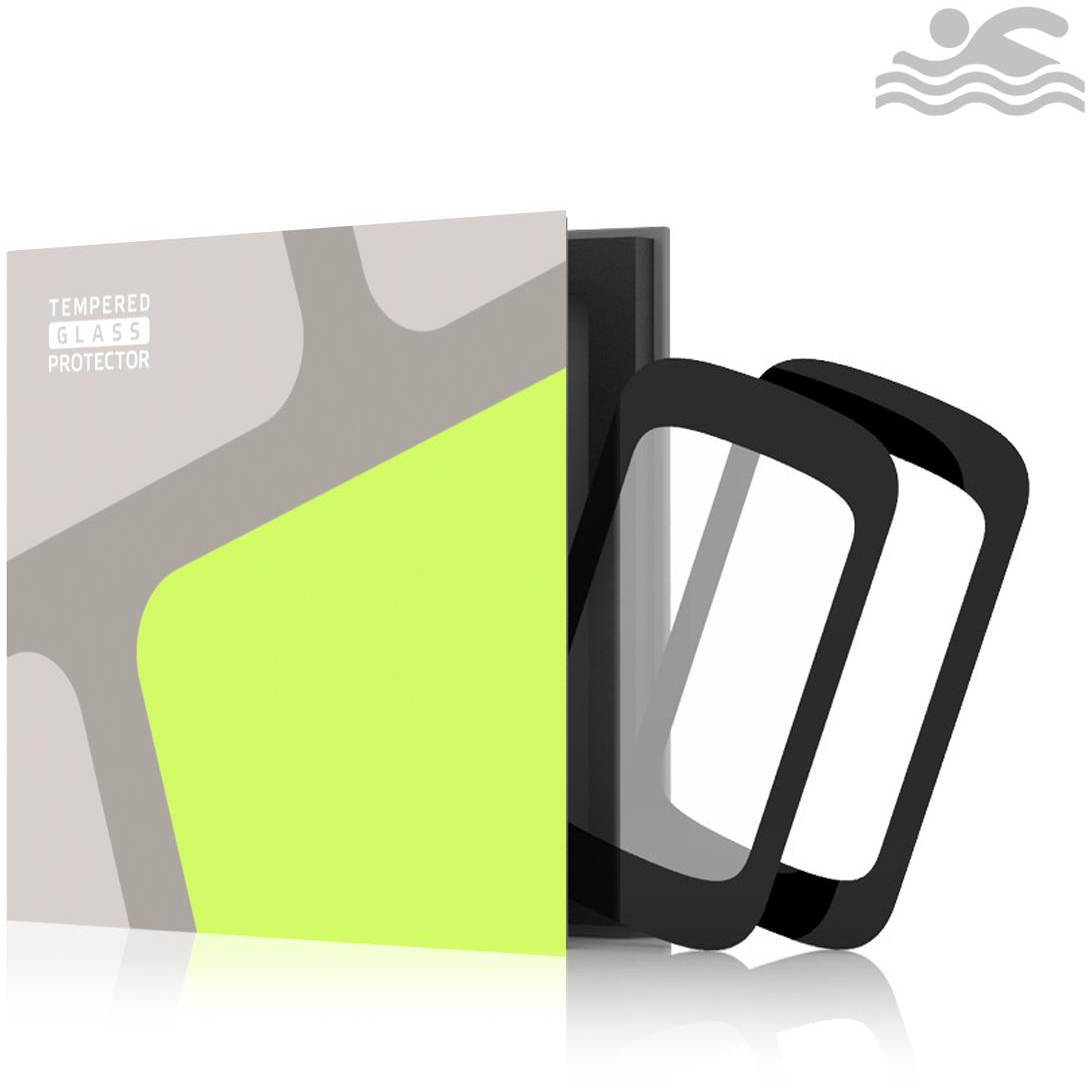 Tempered Glass Protector Fitbit Charge 6 / 5 üvegfólia - vízálló, 2 db (TGW-FCHA6-BL)