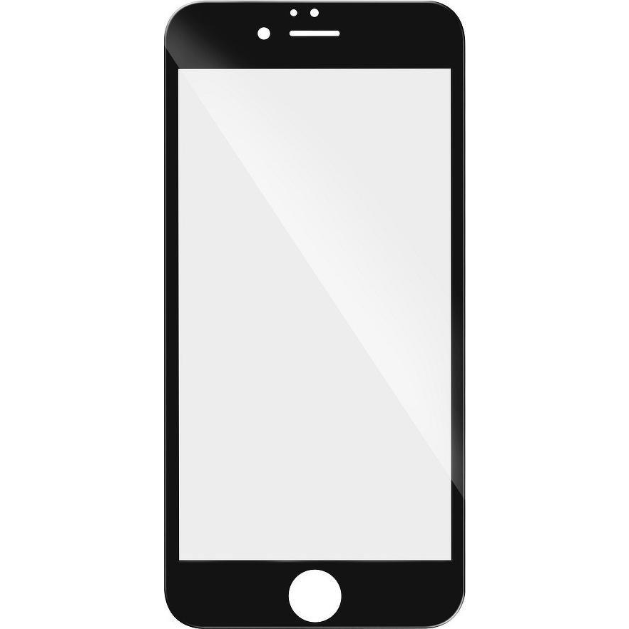 iPhone 13/13 Pro/14 6.1" Előlapi Üvegfólia Edzett Hajlított Fekete Kerettel 9H 5D Full Glue Privacy