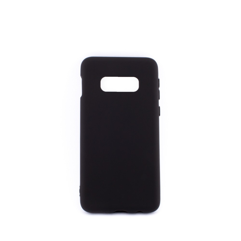 Cellect Samsung Galaxy S10+ Vékony Szilikon hátlap tok - Fekete (5999076787555)