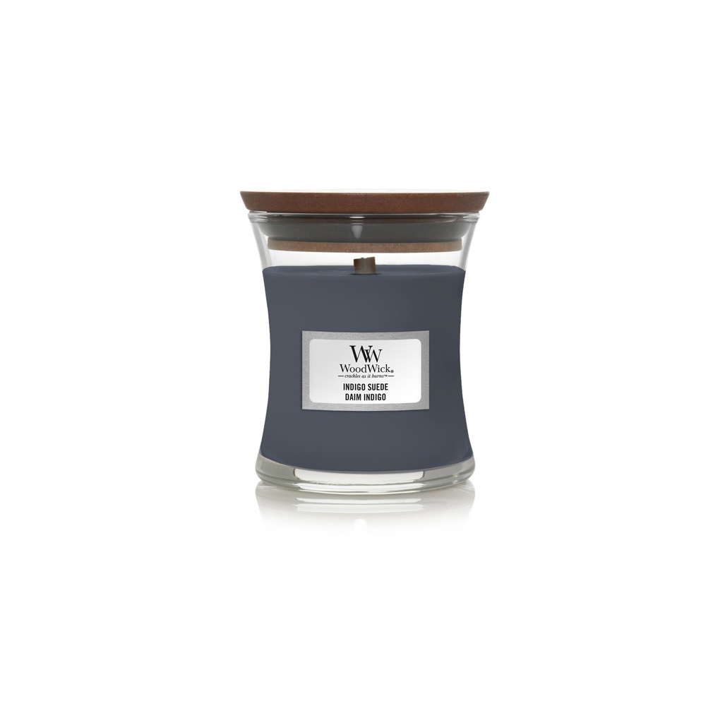 WoodWick Indigo Suede illatgyertya 85g (1694655E)