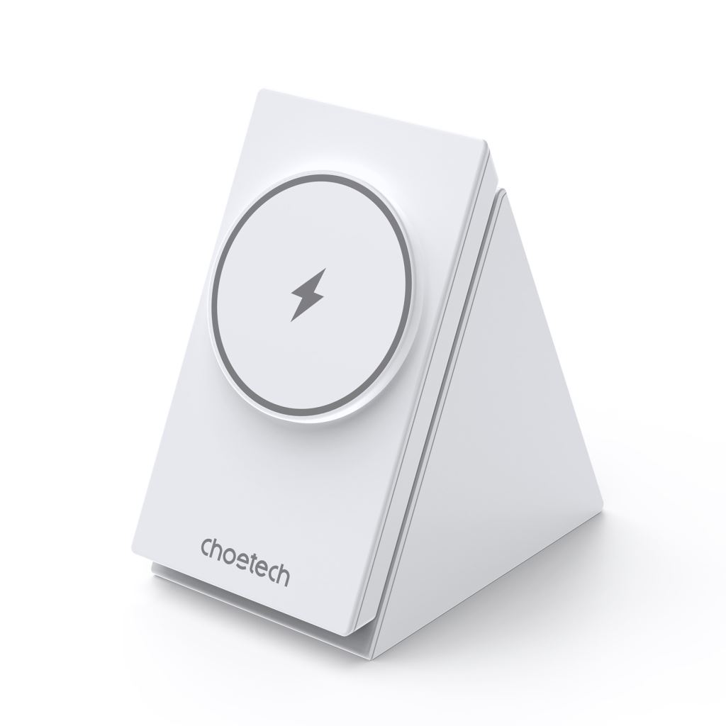 Choetech T600-F vezeték nélküli töltő fehér (T600-F)