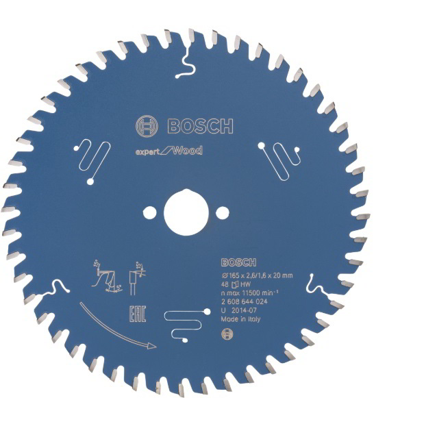 Bosch 2608644024 Expert for Wood 165mmx20-48Z Körfűrészlap (2608644024)