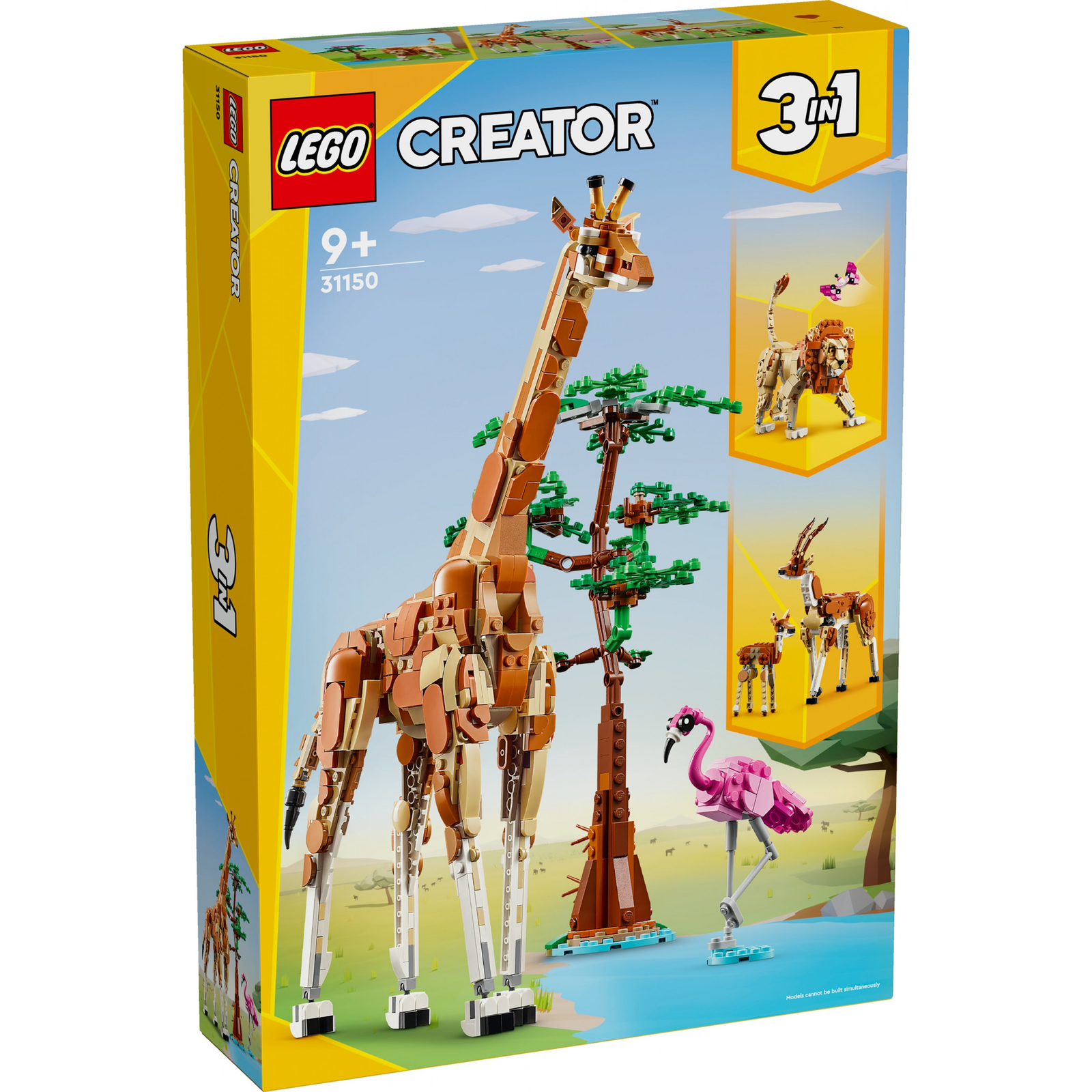 LEGO Creator 3 v 1 31150 LEGO Creator Divoká zvířata ze safari 31150 (31150)