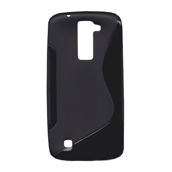 Szilikon telefonvédő (S-line) FEKETE [LG K8 (K350n)] (5996457639151)