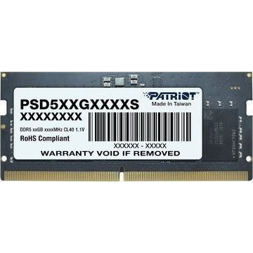 Patriot PSD58G560041S, SL DDR5 8GB 5600MT/s SODIMM, 8GB