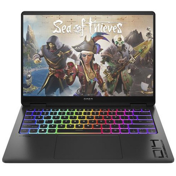 OMEN  by HP Transcend Laptop 14-fb0017ny - Ultra 9-185H, 32GB, 1TB SSD, 14" 2.8K (2880x1800) OLED 400-nit 48-120Hz, GeForce RTX 4060 8GB, 1080p IR cam, US RGB backlit keyboard, Shadow Black, 1080p IR TNR, Win 11 Home, 1 years