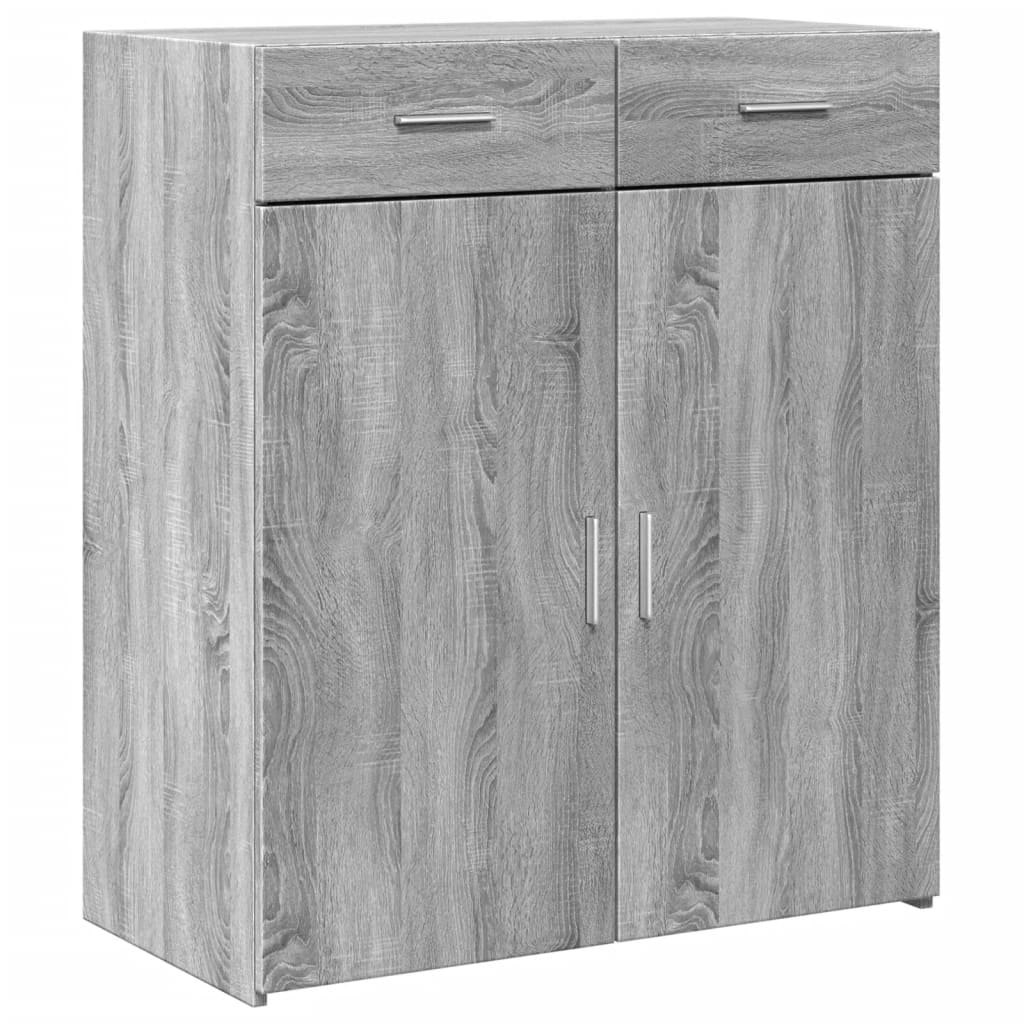 szürke sonoma színű szerelt fa tálalószekrény 80 x 42,5 x 93 cm (3281474)