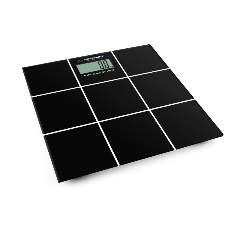 Esperanza Salsa fürdőszobai mérleg fekete (EBS004) (EBS004)