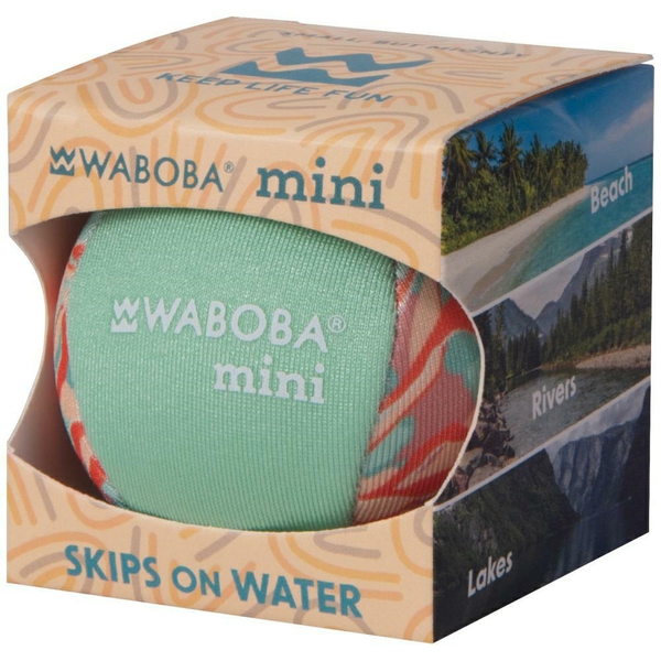 Waboba Mini strandbal 5 cm Blauw, Lichtblauw