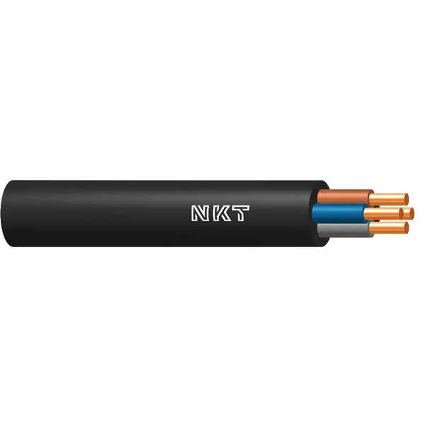 Kabel ziemny elektroenergetyczny YKY 4X10mm2 0,6/1kV żyła niebieska bęben NKT 112271074D0500