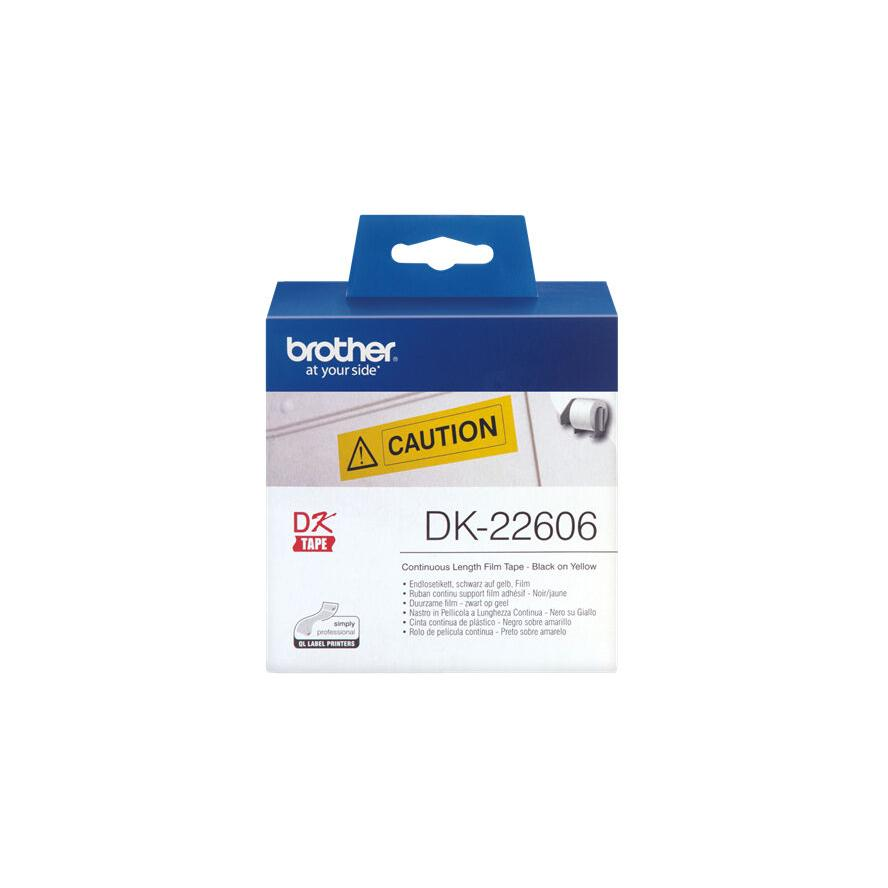 Film gelb Brother QL550/500 15,24m*62mm DK-22606 (DK22606)