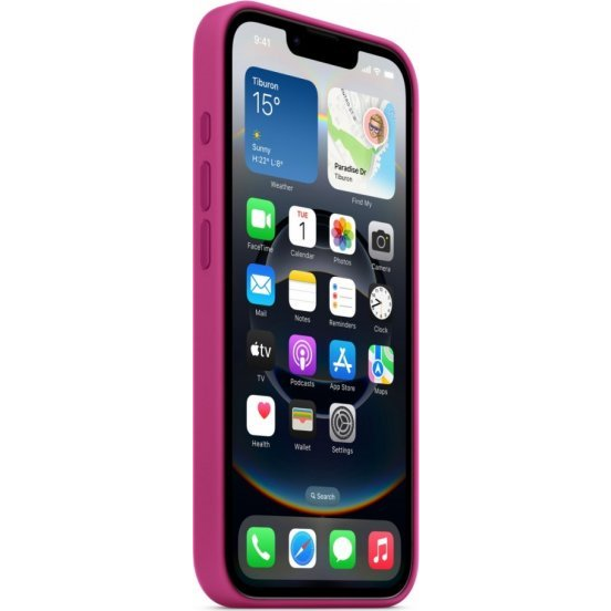 Защитен калъф Apple Silicone Case за iPhone 16e, Fuchsia