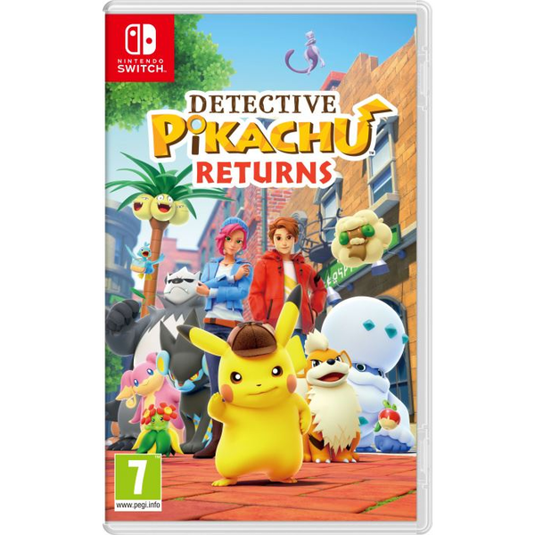 Nintendo Detective Pikachu Returns Стандартен Традиционен китайски език, Немски език, Английски език, Испански език, Френски език, Италиански език, Японски език, Корейски език Nintendo Switch