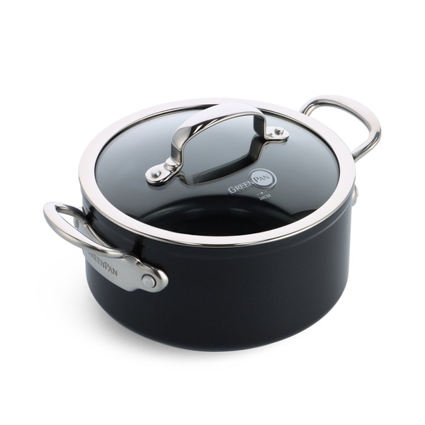 Greenpan GreenPan Barcelona Pro Casserole 20cm Black