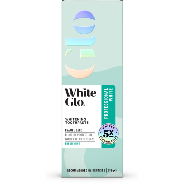 WHITE GLO Professional Fresh Mint 115g