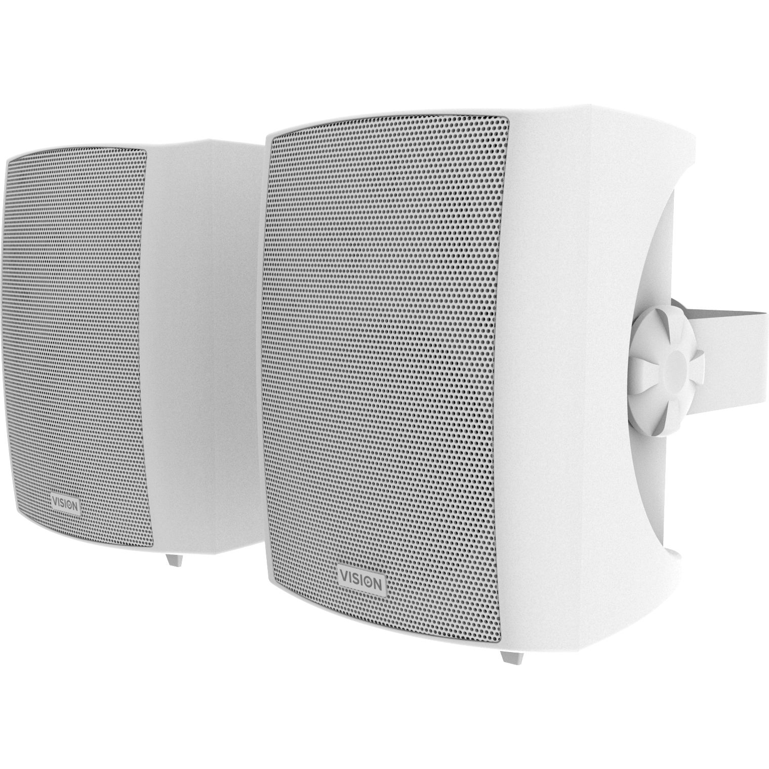 Vision VISION EIN PAAR WEISSE WANDLAUTSPRECHERP Fali hangfal 5.25 coll 50 W 1 db (3635038)