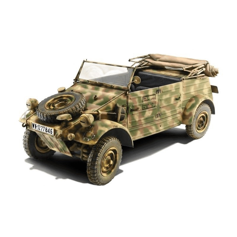 Italeri 7405 WWII Német Typ 82 Kübelwagen Műanyag modell (1:9) (7405)