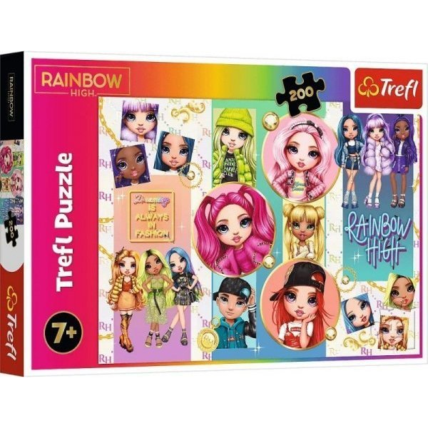 Rainbow High: Színes barátság 200db-os puzzle - Trefl