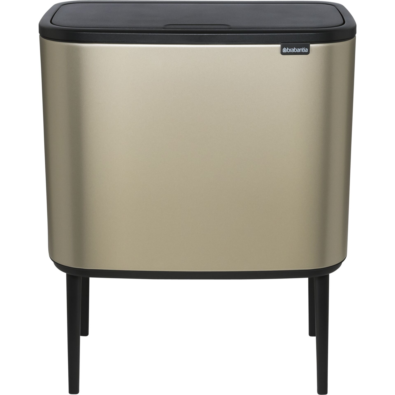 Brabantia Mülleimer Bo Touch 23 + 11 literes szemetes kosár - Arany (304620)