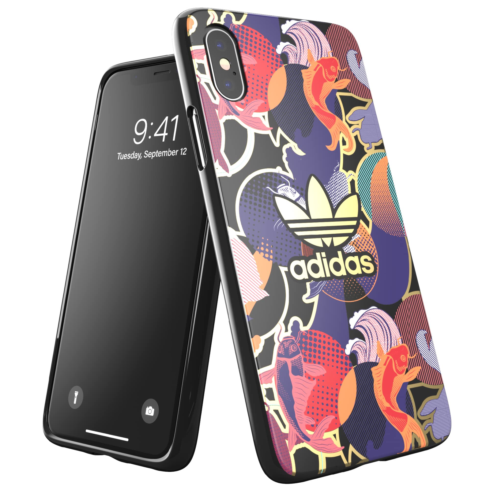 Adidas OR Snap Case AOP CNY Apple iPhone X / XS Tok - Mintás (44847)