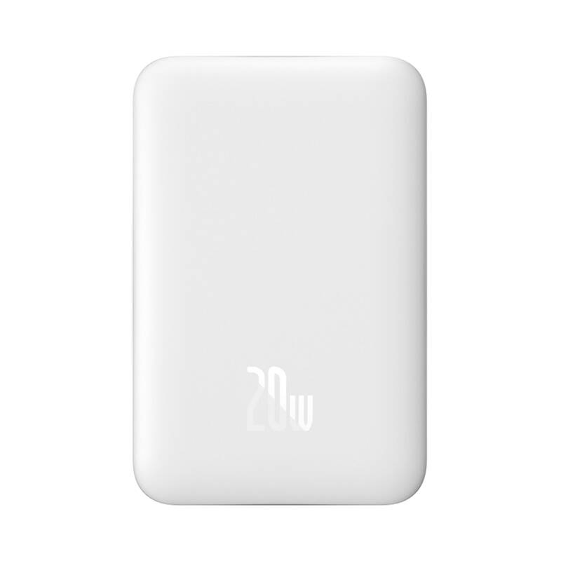 Baseus Magnetic Mini Air Powerbank 10000mAh (1.5-3A / 5-12V) - Fehér (P10059001223-00)