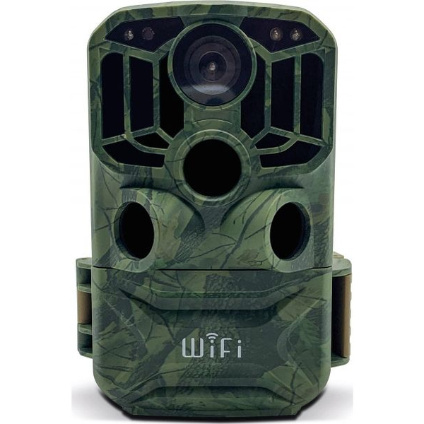Braun Germany Scouting Cam Black800 WiFi Vadmegfigyelő kamera Távirányító, Fekete LED-ek, WLAN, Felgyorsított felvétel funkció Terepszínű zöld