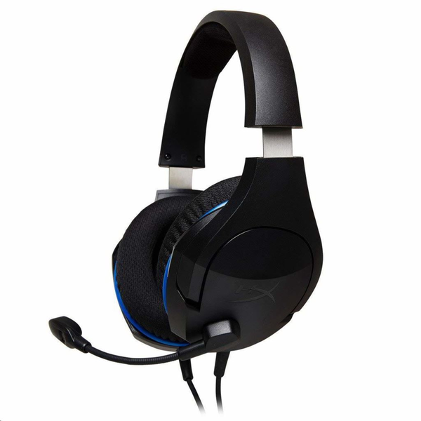 HyperX Cloud Stinger Core - Gaming Headset (Black-Blue) - PS5-PS4 Жичен Лента за глава Игри Черен, Син