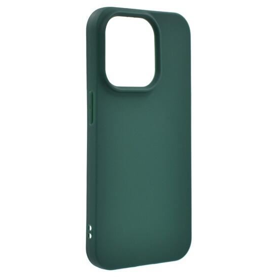 Gigapack Apple iPhone 14 Pro szilikon tok matt sötétzöld (GP-125252) (GP-125252)