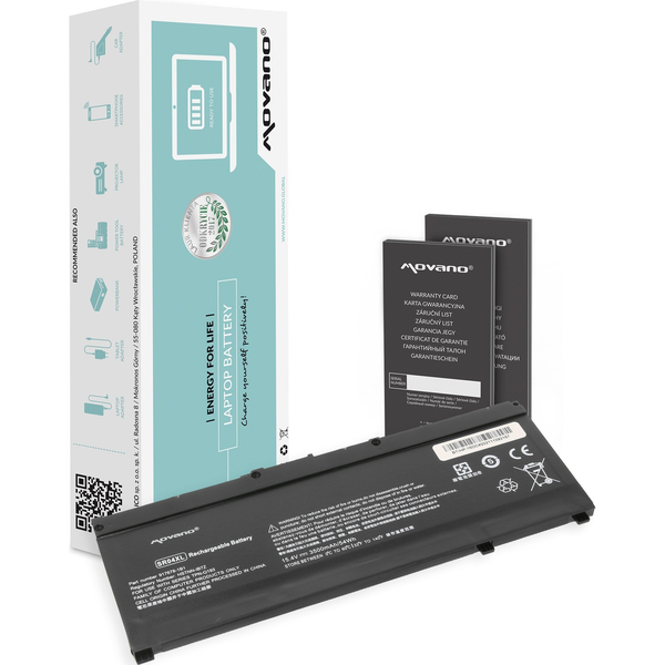 Bateria Movano Bateria SR04XL TPN-C133 do HP Omen 15-DC 15-CE