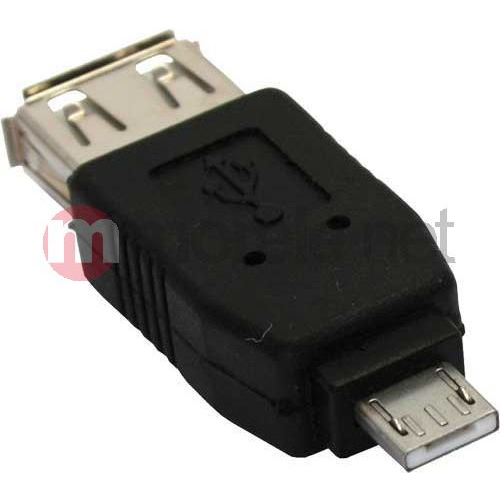 InLine 31600 csatlakozó átlakító USB 2.0 A female USB A Fekete (31600)