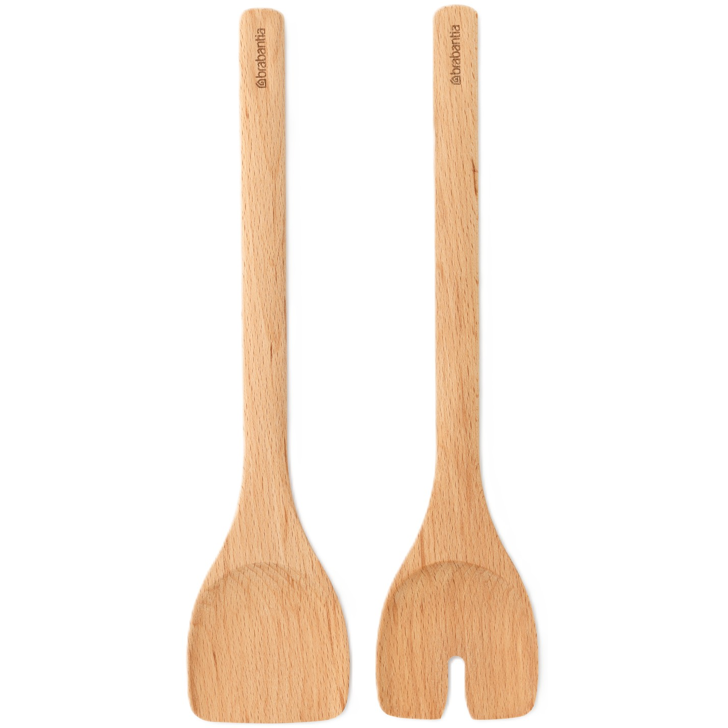 BRABANTIA Profile Cook & Serve salátaszervírozó készlet. 2 db-os. lekerekített szélek. védőolaj bevonattal. bükkfa - 260643