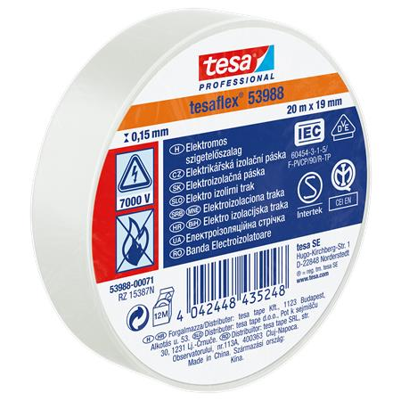 Tesa Professional Szigetelőszalag - Fehér (20m) (53988-00071-00)