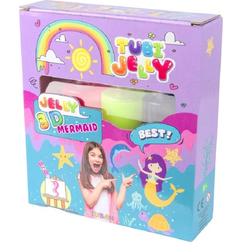 Tubi Zselés Készlet 3 Színben - Sellő (GXP-725068)