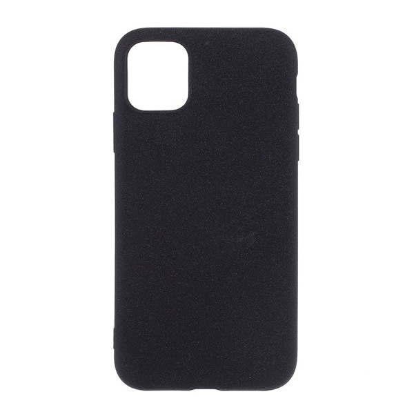 Szilikon telefonvédő (matt) FEKETE [Apple iPhone 11 Pro Max] (5996457906055)