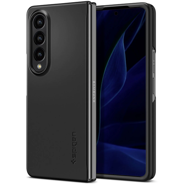 Spigen Airskin Samsung Galaxy Z Fold 4 Szilikon Tok - Fekete