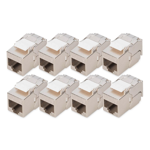 Digitus CAT 6A Keystone Jack, shielded,Re-embedded 8pc