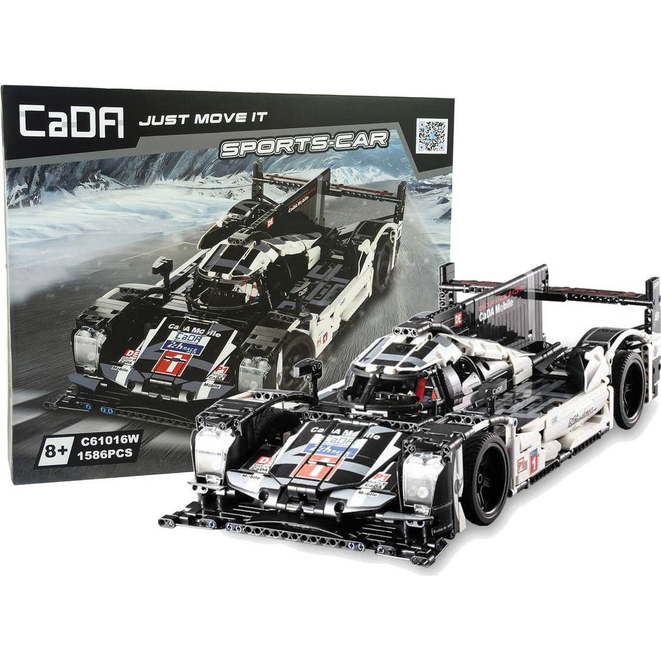 CaDA C61016W Endurance Racing Versenyautó 1586 darabos Építőjáték 48cm (9231-uniw)
