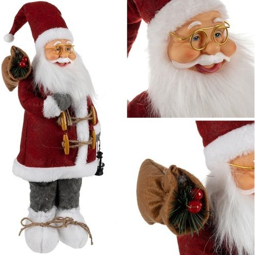 Ruhhy 22354 Vánoční dekorace Santa Claus 60 cm (00022354)