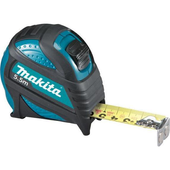 Makita mérőszalag 5,5m, 25mm, Dura Coating bevonattal, strapabíró házzal, 1 darabos készlet