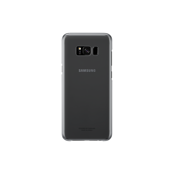 Samsung EF-QG955 Galaxy S8+ gyári Clear Cover Tok - Fekete