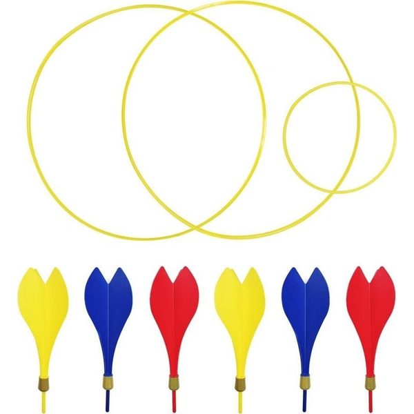 Enero Dart Игра на умения на открито с 6 безопасни стрелички