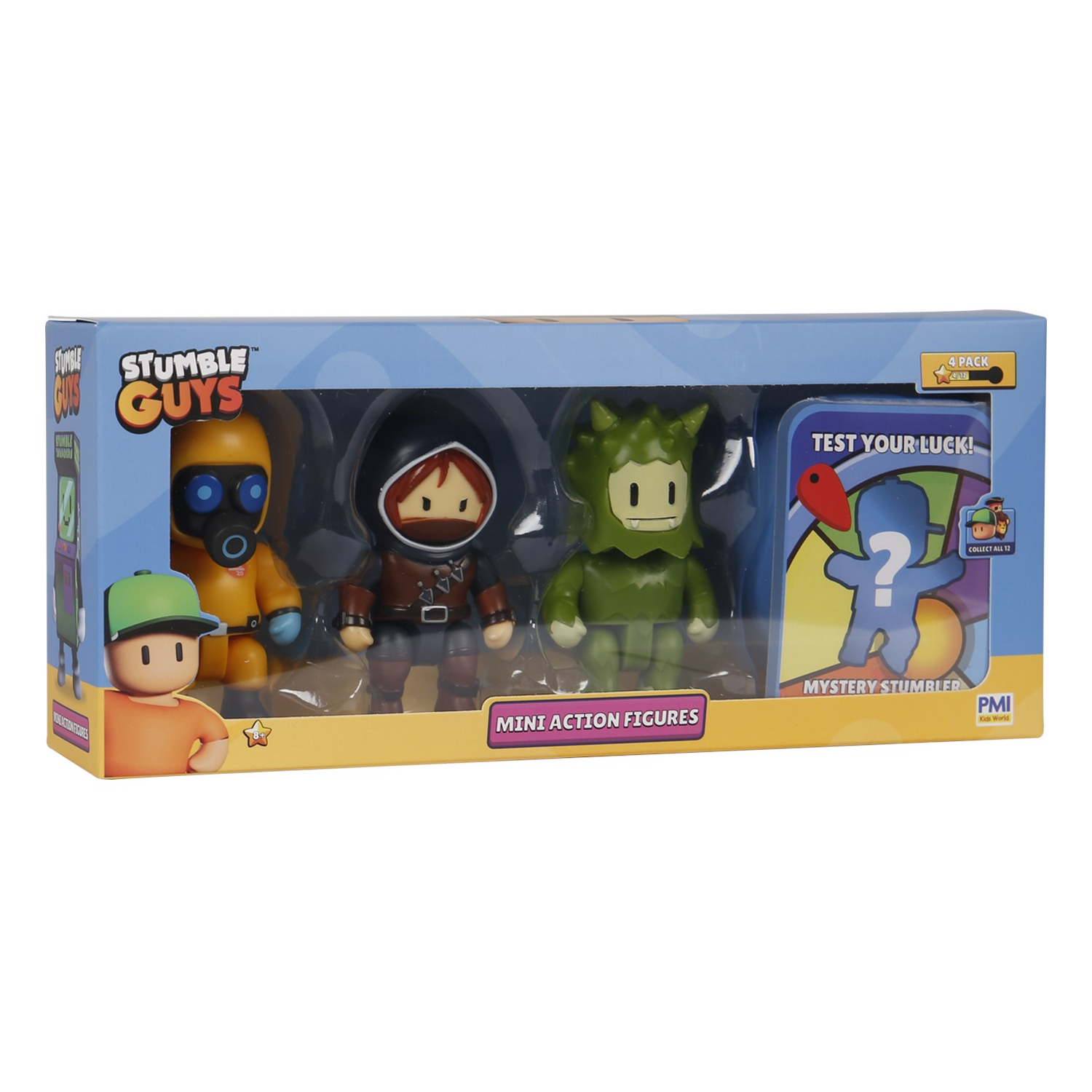 P.M.I. Stumble Guys S2 4 darabos gyűjthető mini figura szett - A Verzió (SG3204A)