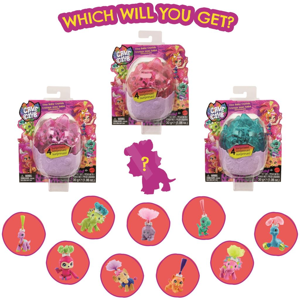 Mattel Cave Club Meglepetés őslények (GNL97) (GNL97)