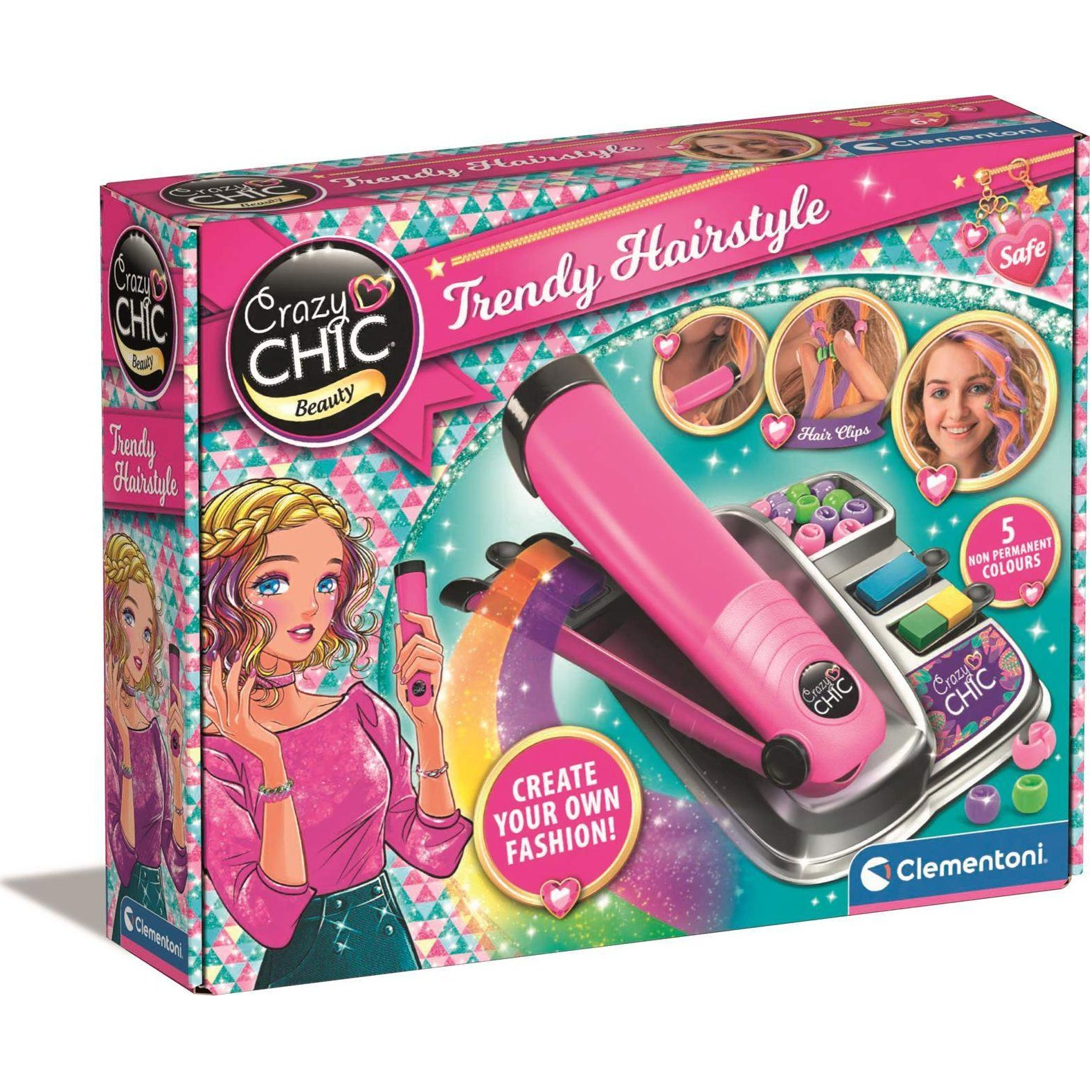 Clementoni Crazy Chic - Divatos frizurák (18773)