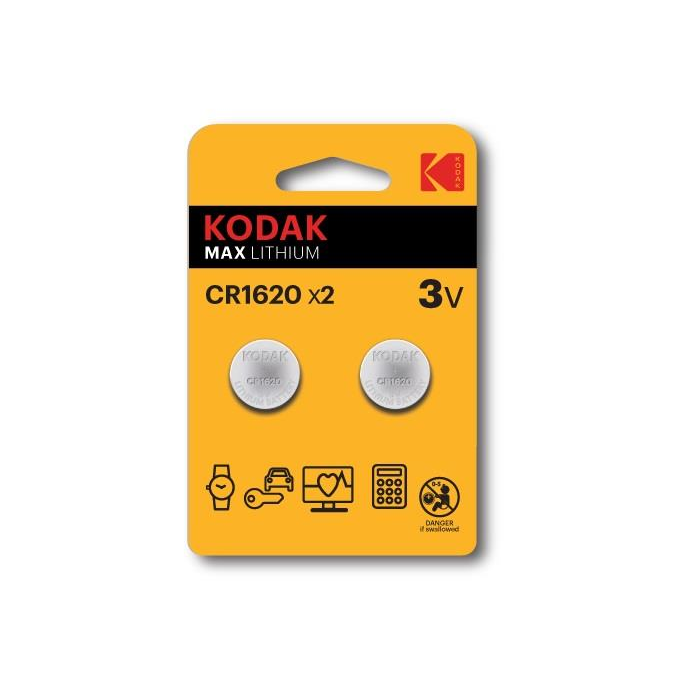 Kodak 30417694 CR1620 70mAh Gombelem (2db/csomag) (30417694)