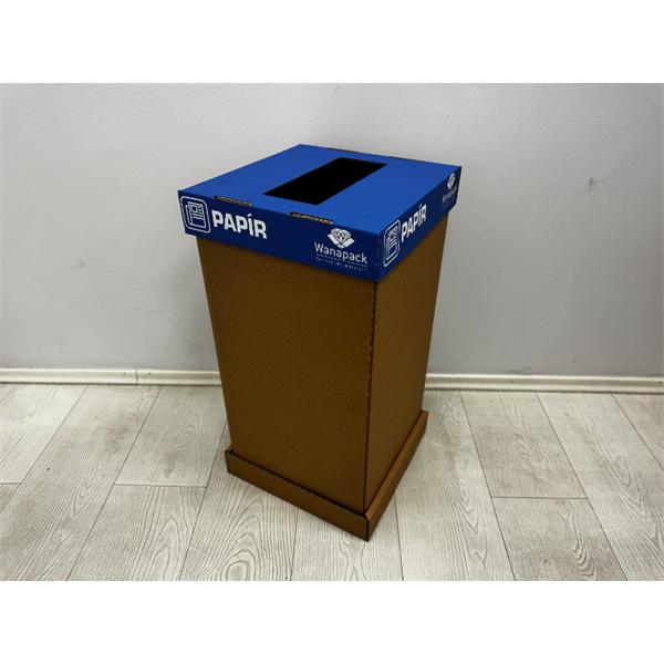 Wanapack 50 l szelektív papíros szemetes kék tető + palást + alj (GRN00024)