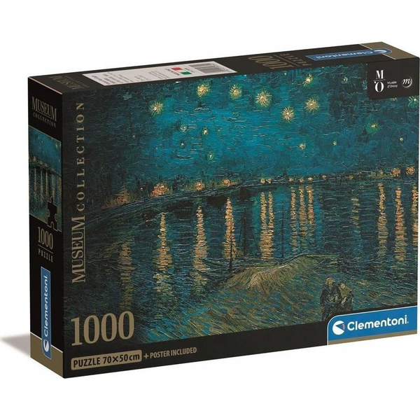 Clementoni Museum Collection 39789 kirakós játék 1000 db Művészet