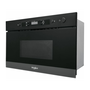 Whirlpool AMW 4900 NB beépíthető mikrohullámú sütő fekete